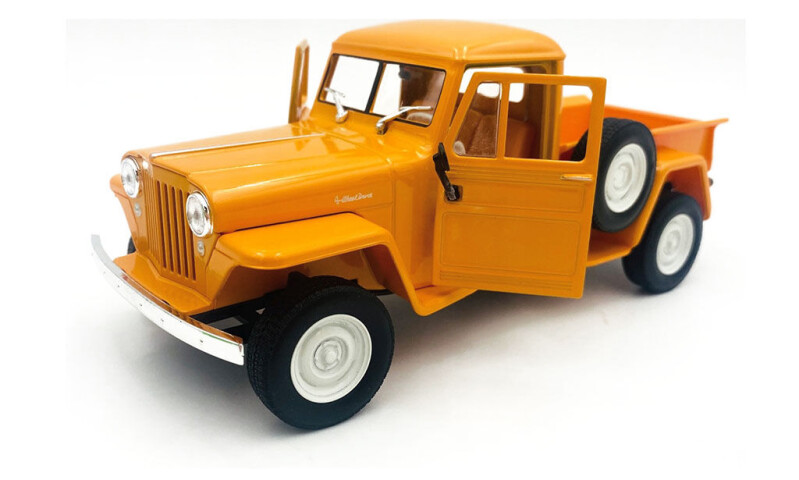 Welly Jeep Willys Pickup 1:24 oranžový